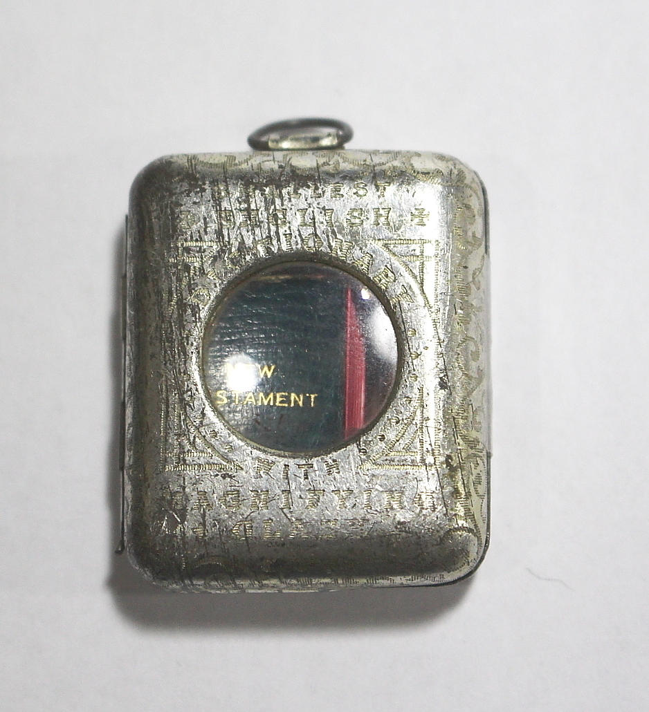 DAS NEUE TESTAMENT, Miniatur, David Bryce, 1895.