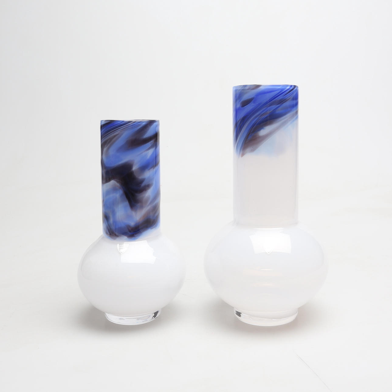 VASER, 2 st, glas, Orrefors.