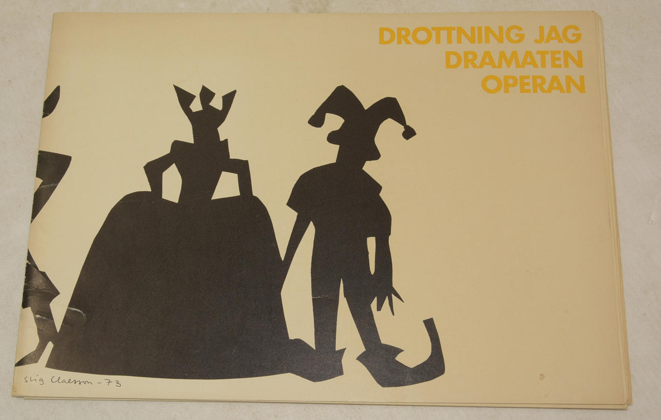 STIG CLAESSON. Drottning jag. Opera i två delar.