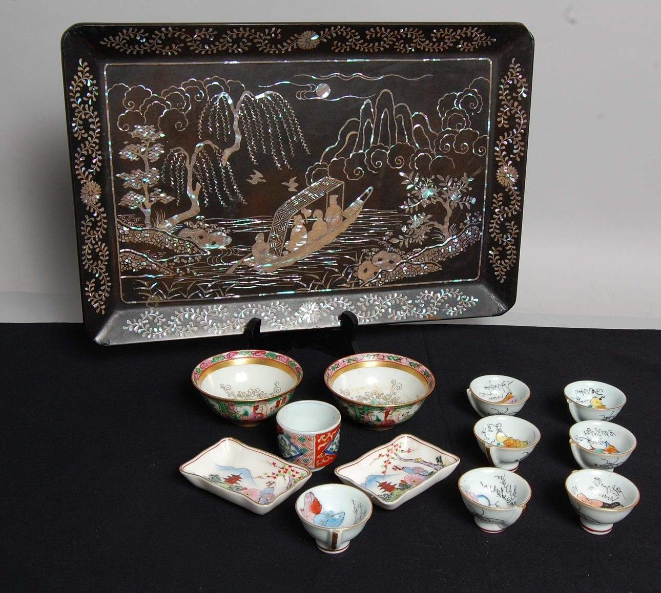 PORSLIN, 12 delar, Kina, Japan.