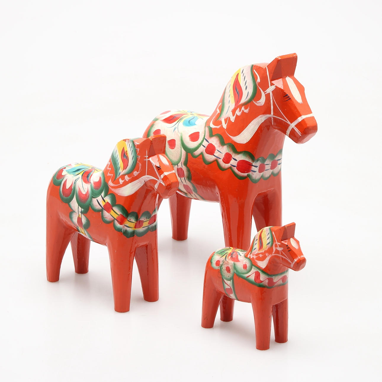 DALAHÄSTAR, 3 st, 1900-talets andra hälft.