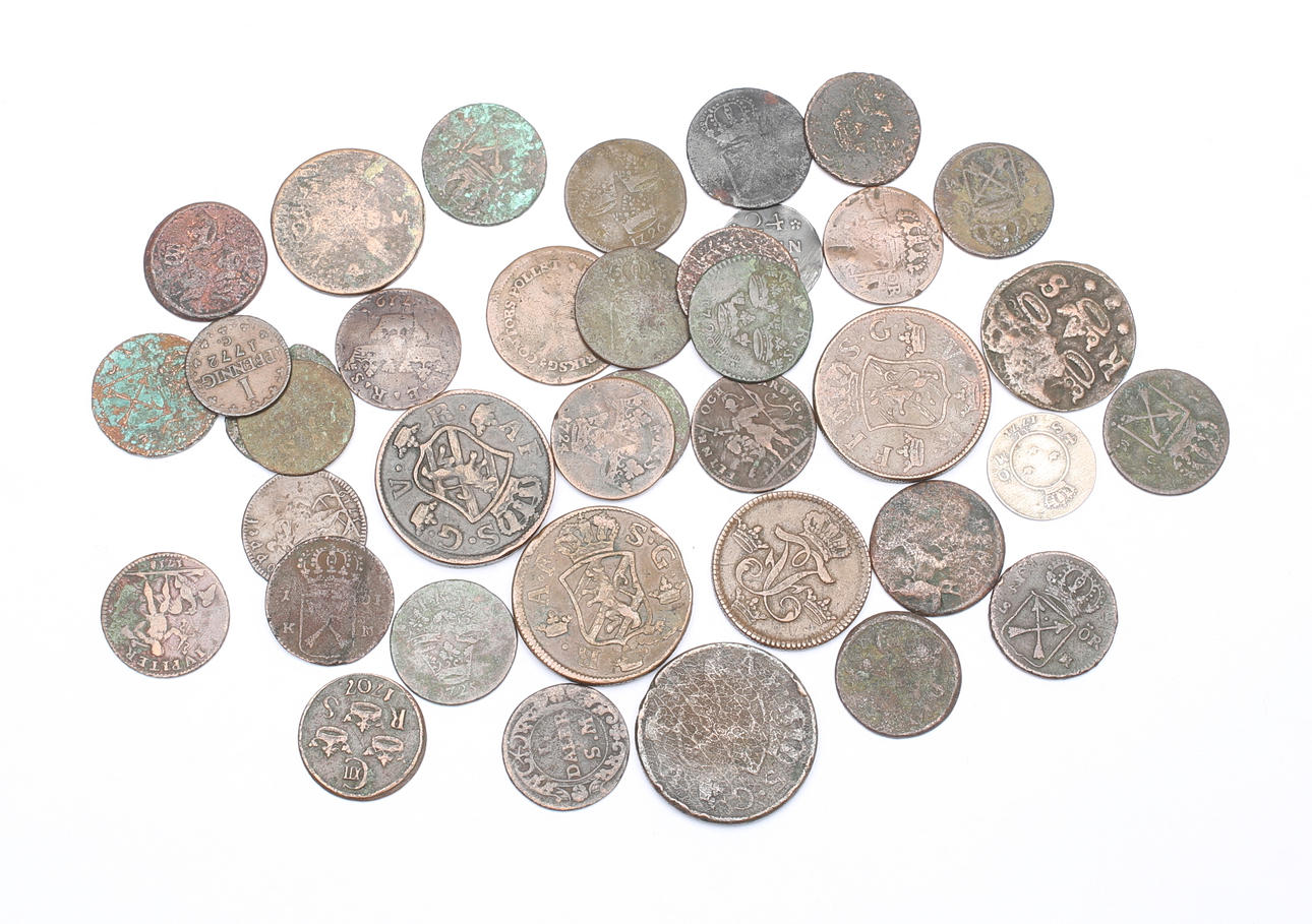 MONEDA, Suecia, siglo XVIII.