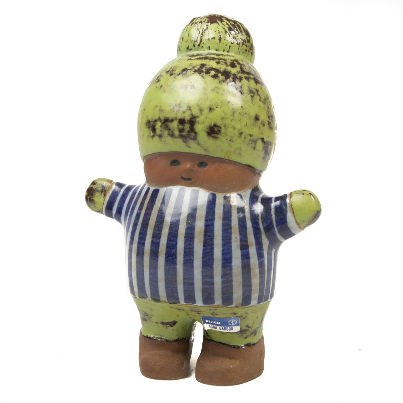 LISA LARSON. La estatuilla, "Kalle", gres, Gustavsberg.