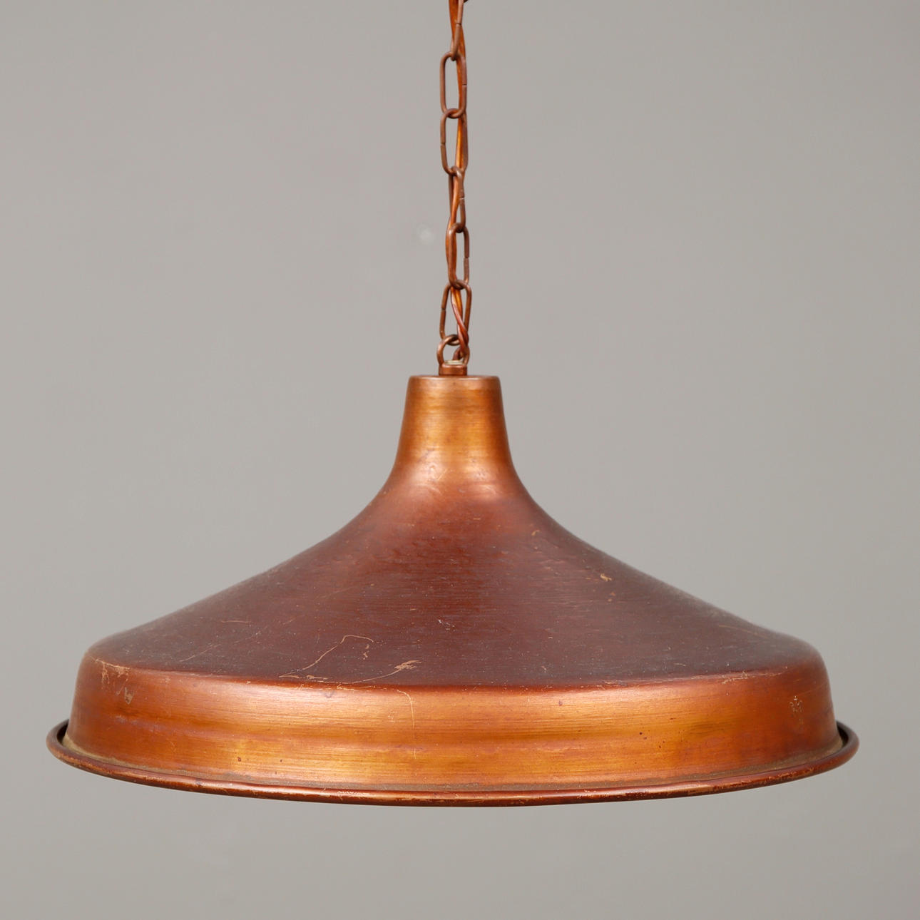 CEILING LAMP, copper, mid 1900s.