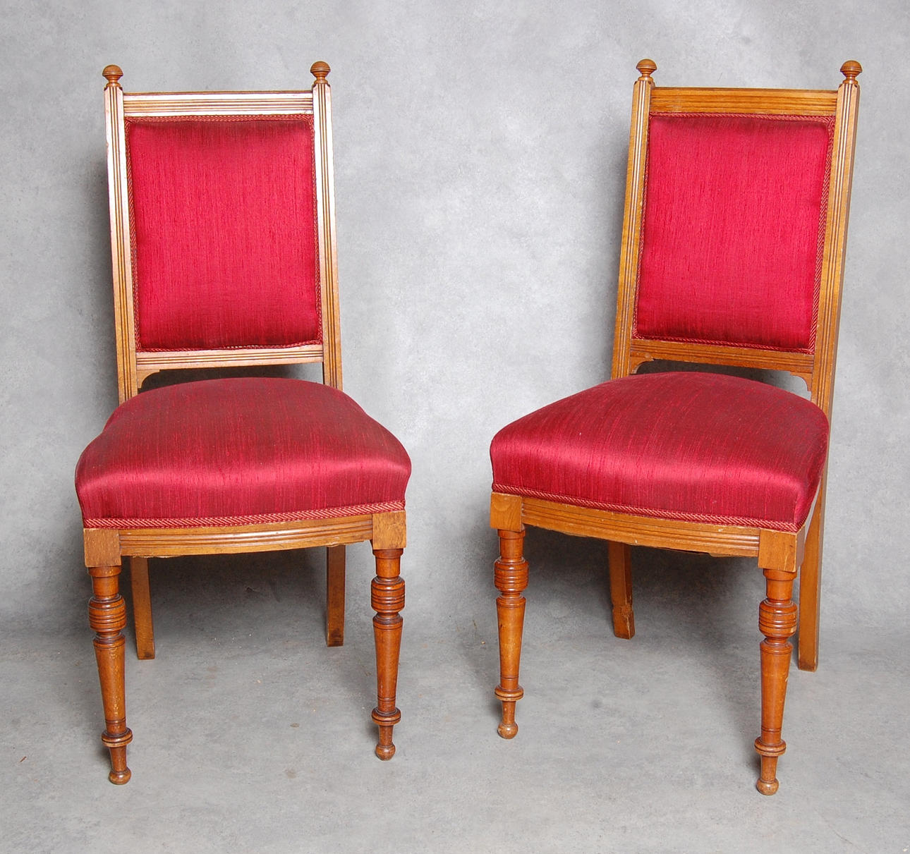 STOLAR, 1 par, nyrenässans, 1800-talets senare del.