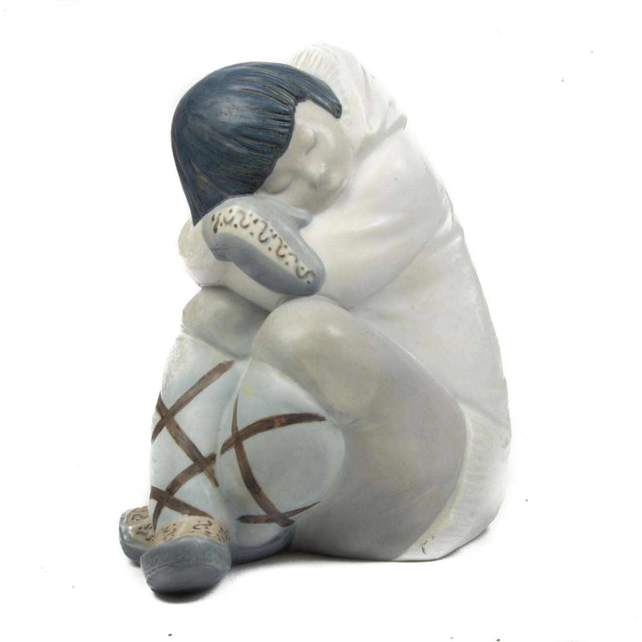 FIGURINE, keramiikka, eskimo, Lladro.