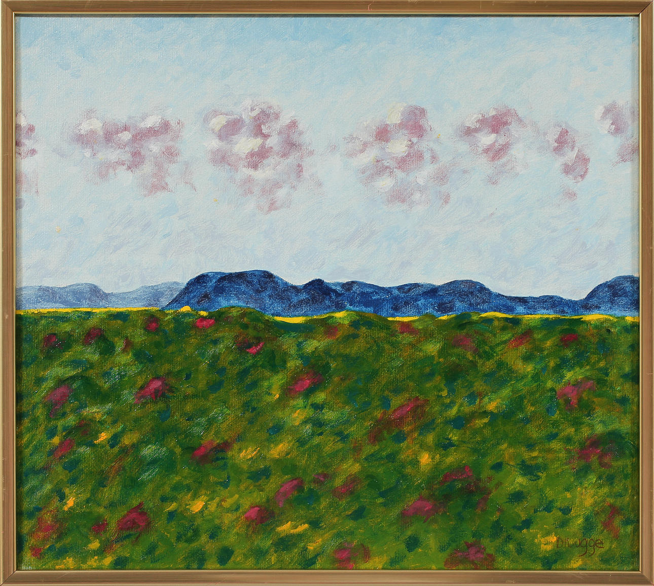 LARS DROUGGE. Olja på duk, signerad.