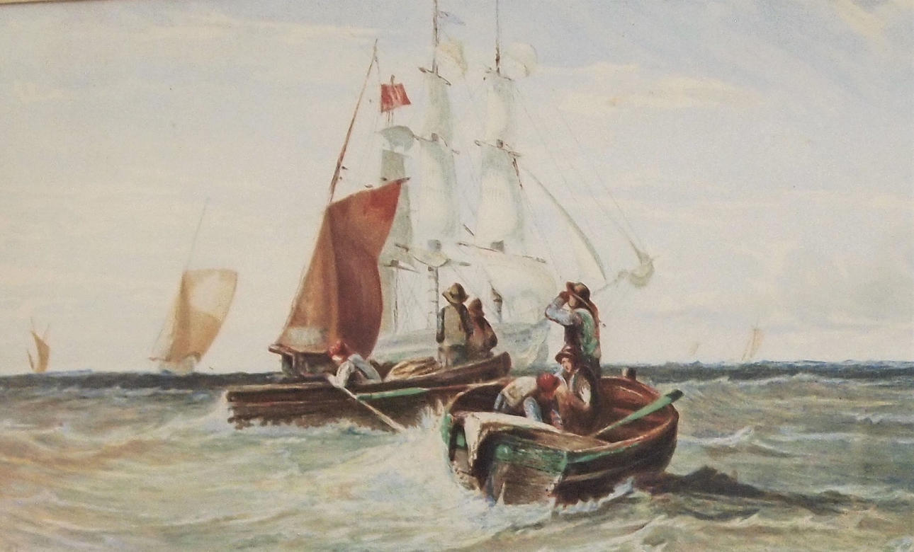 WATERCOLOR, EDWIN JOHN ELLIS.