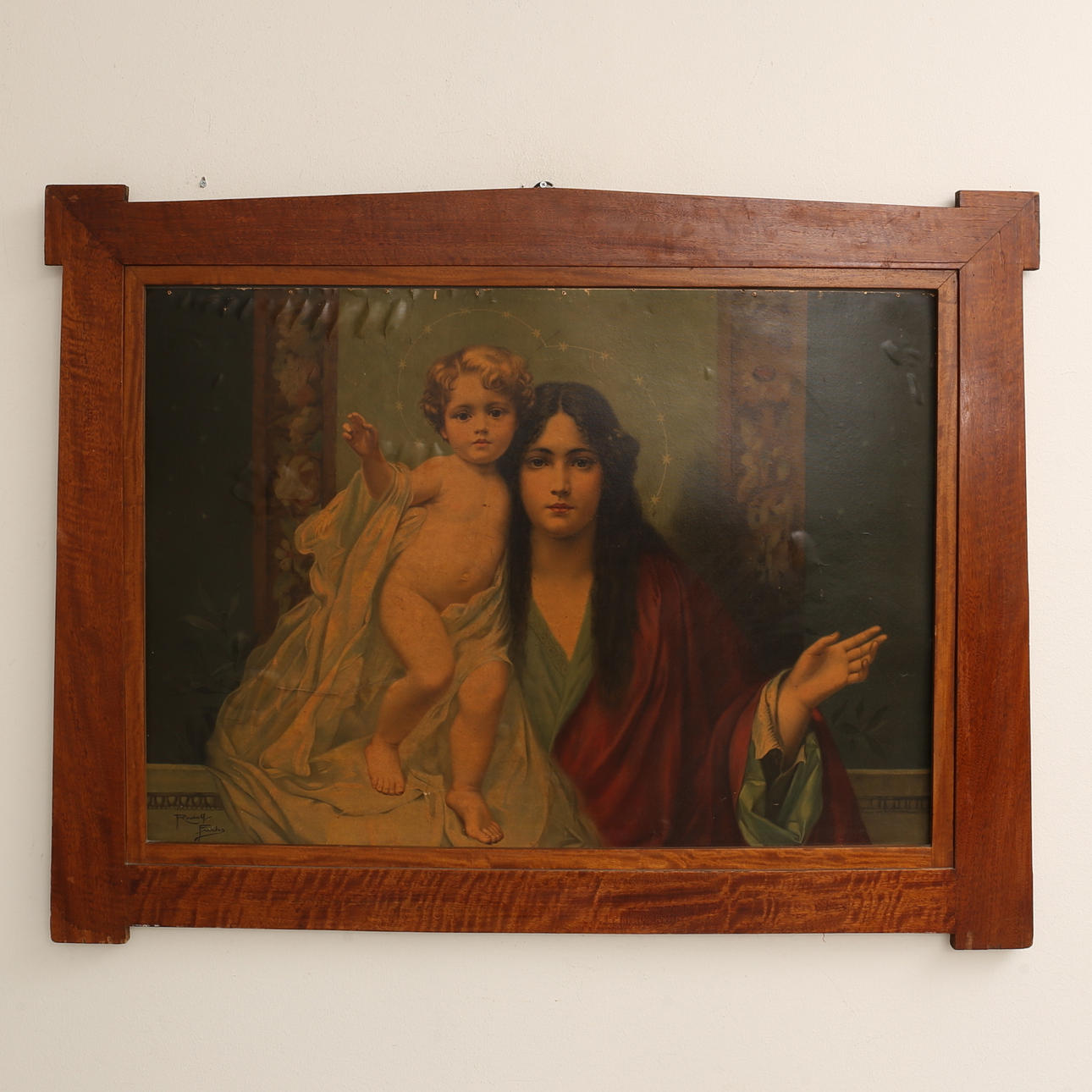 RUDOLF FUCHS, nach Öldruck, signiert.