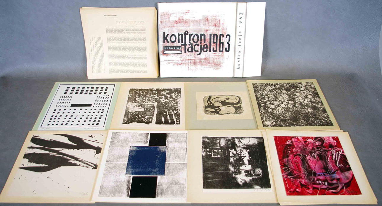 MAPP MED TRYCK, surrealistiska, Polen, 1963.