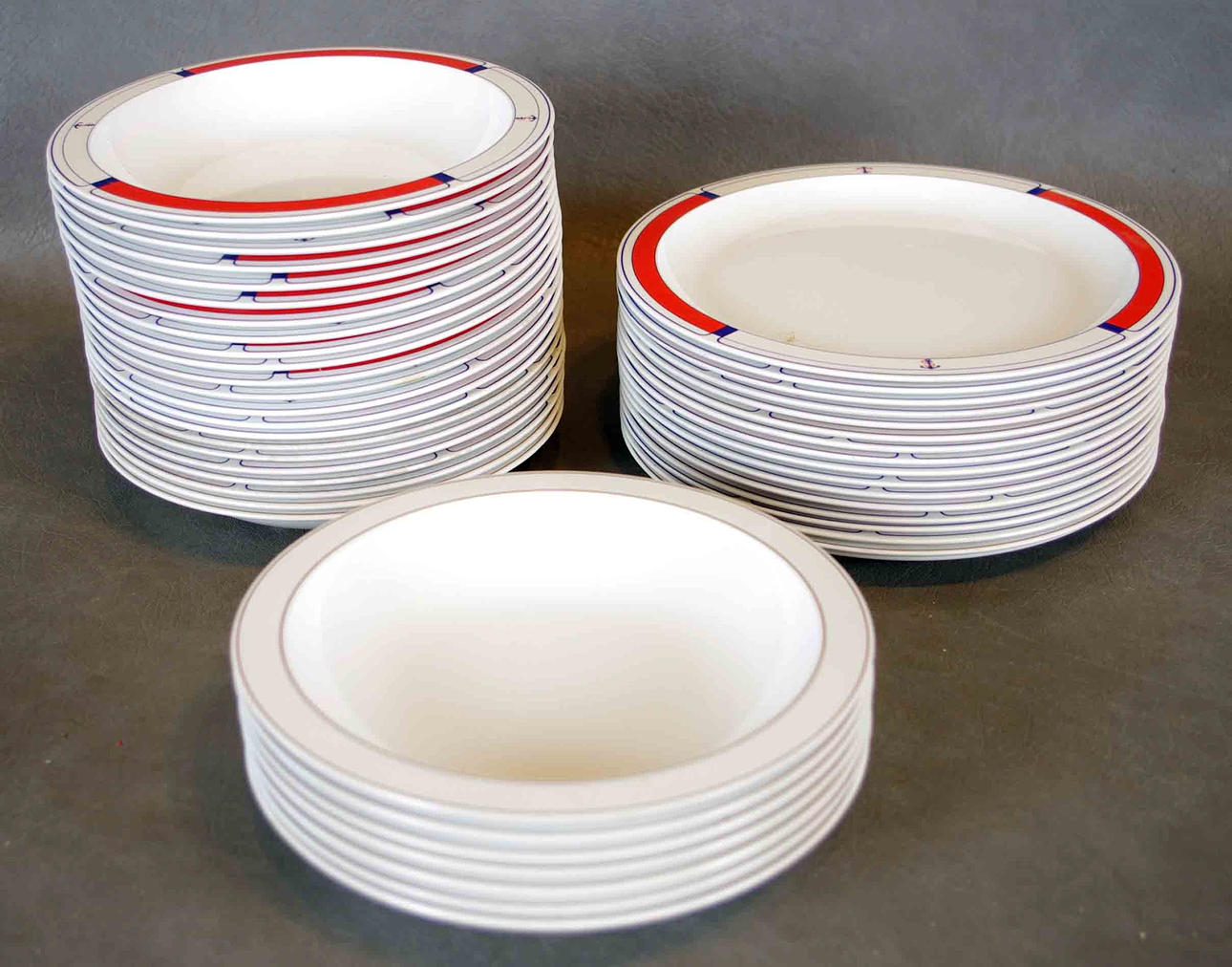 MATSERVIS, 46 delar, Melamin, Gustavsberg.