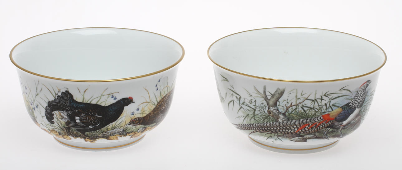 SKÅLAR, porslin, Franklin Porcelain, 19/2000-tal.