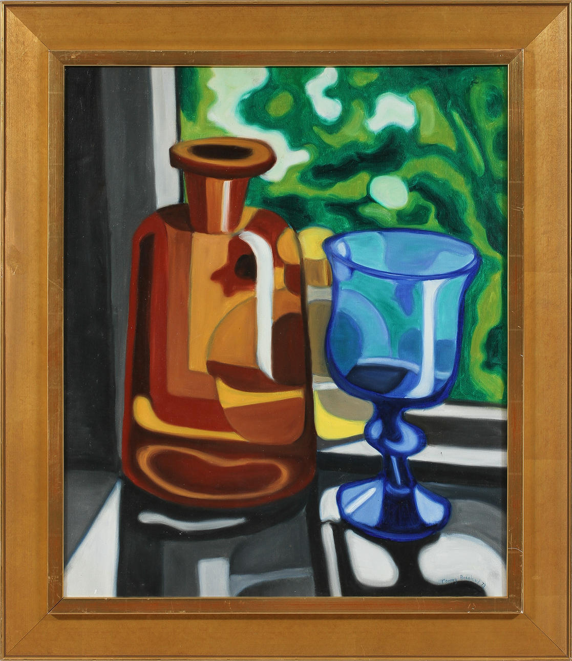 CONNY BERGLUND. Olja på duk, signerad 72.