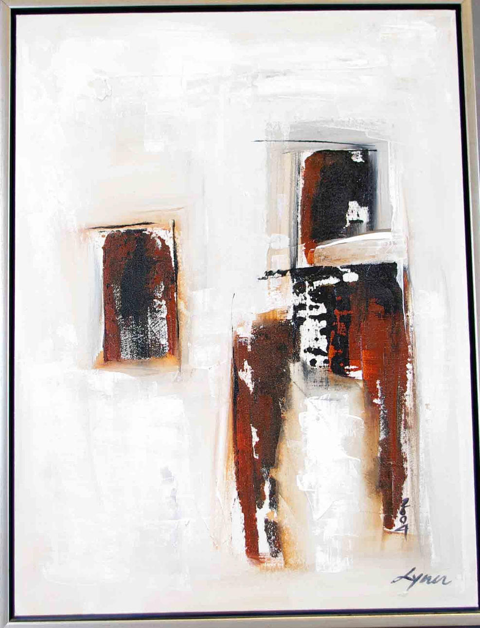 LYNN. komposition, olja på duk.