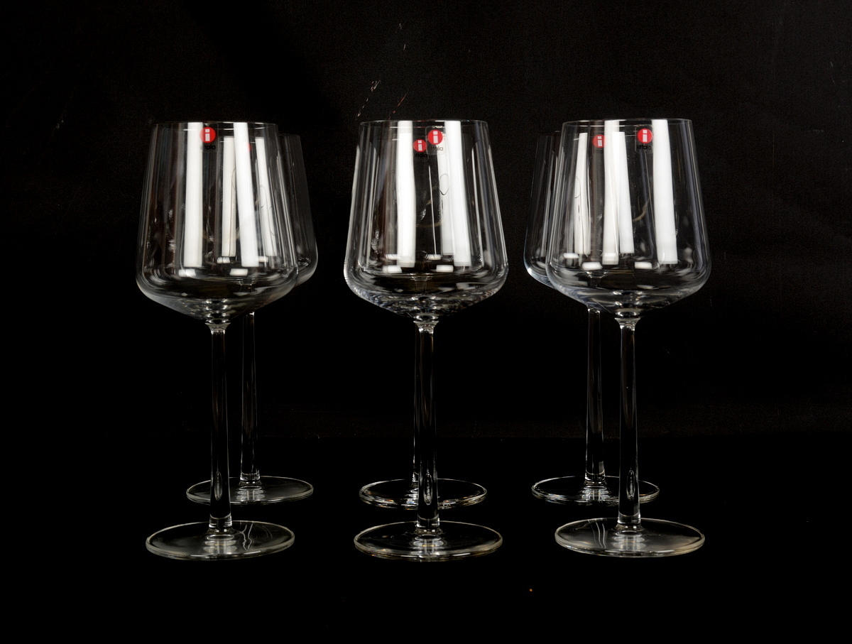 VINGLAS, 6 st, Ittala.