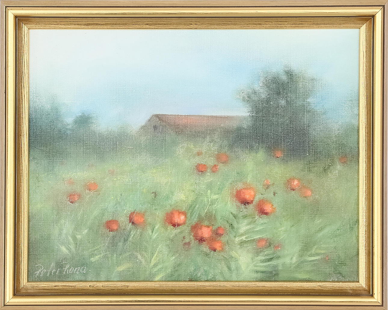 OIDENTIFIERAD KONSTNÄR. OIL on canvas, signed Peter Rona, 1900s.