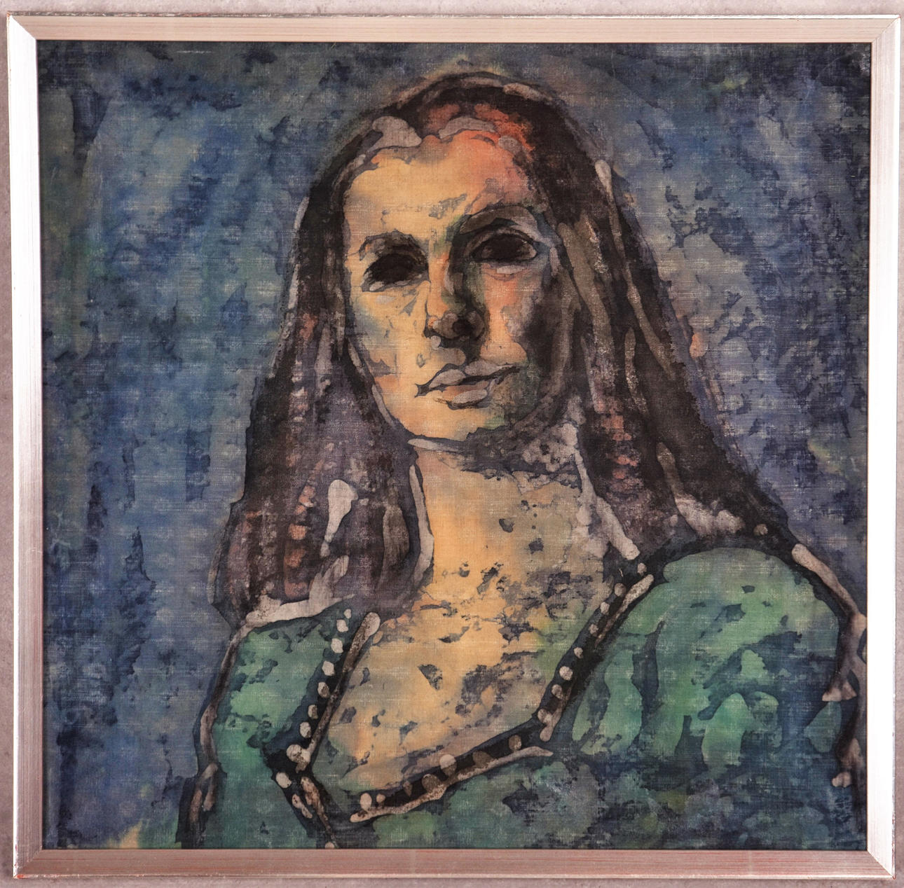 TORSTEN LIDMAN. 1903-1990, batikmålning.