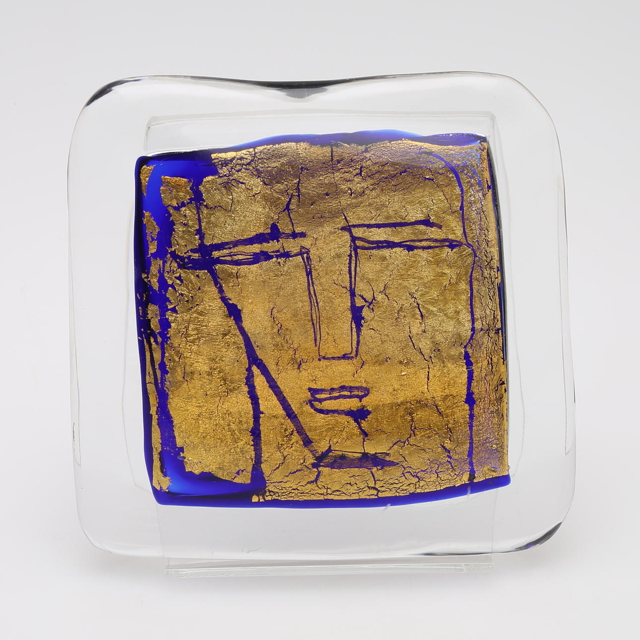 LUIGI BENZONI, SKULPTUR, GLAS.