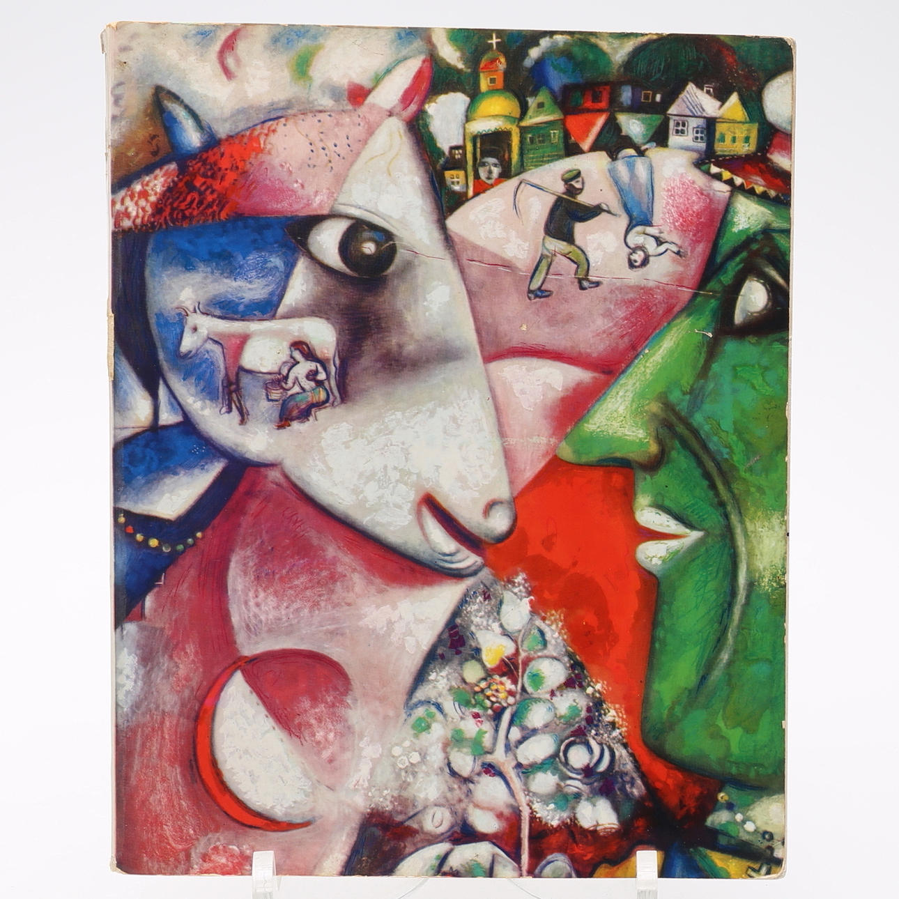 KUNSTKATALOG MIT GROßER HINGABE VON MARC CHAGALL.