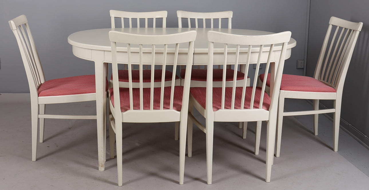 MATSALSGRUPP, 9 delar, "Herrgården", Carl Malmsten, Bodafors/Åfors, 1900-talets andra hälft.