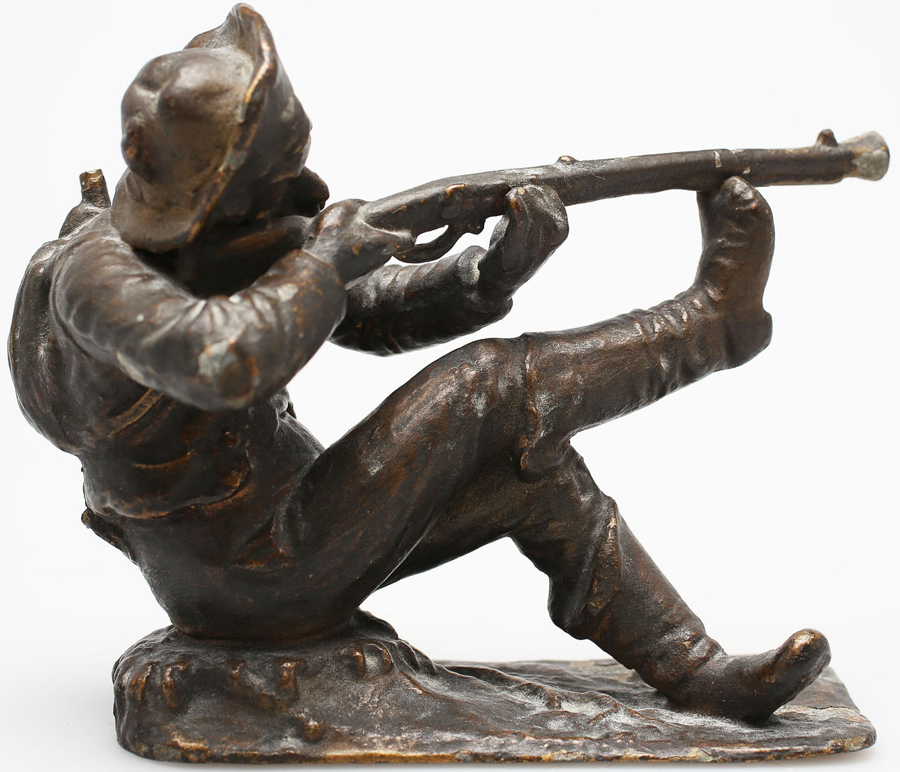 SKULPTUR, patinerad metall, 1900-tal.