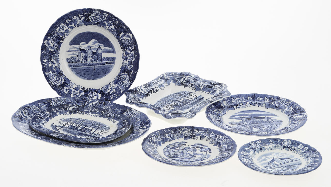 MATSERVIS, 37 delar. Skåne, Rörstrand.