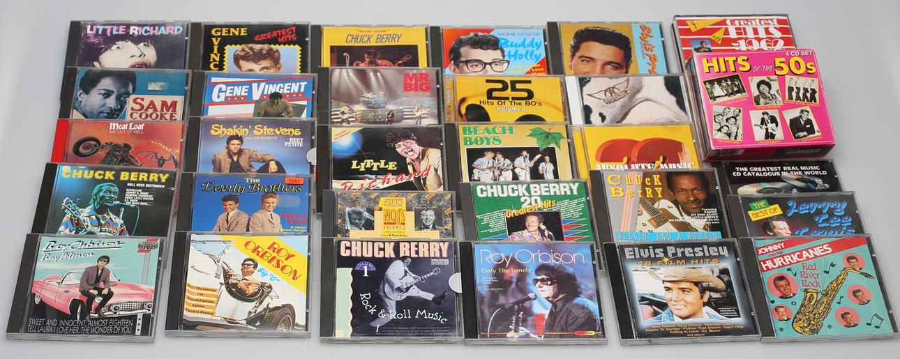 PARTI CD SKIVOR (30), Blandat 1950/60-tals musik.