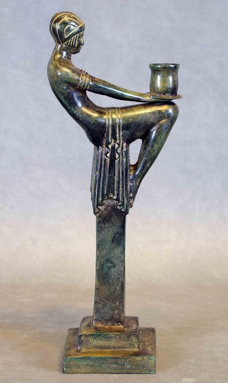 BRONSLJUSSTAKE, Art Deco-stil, samtida.
