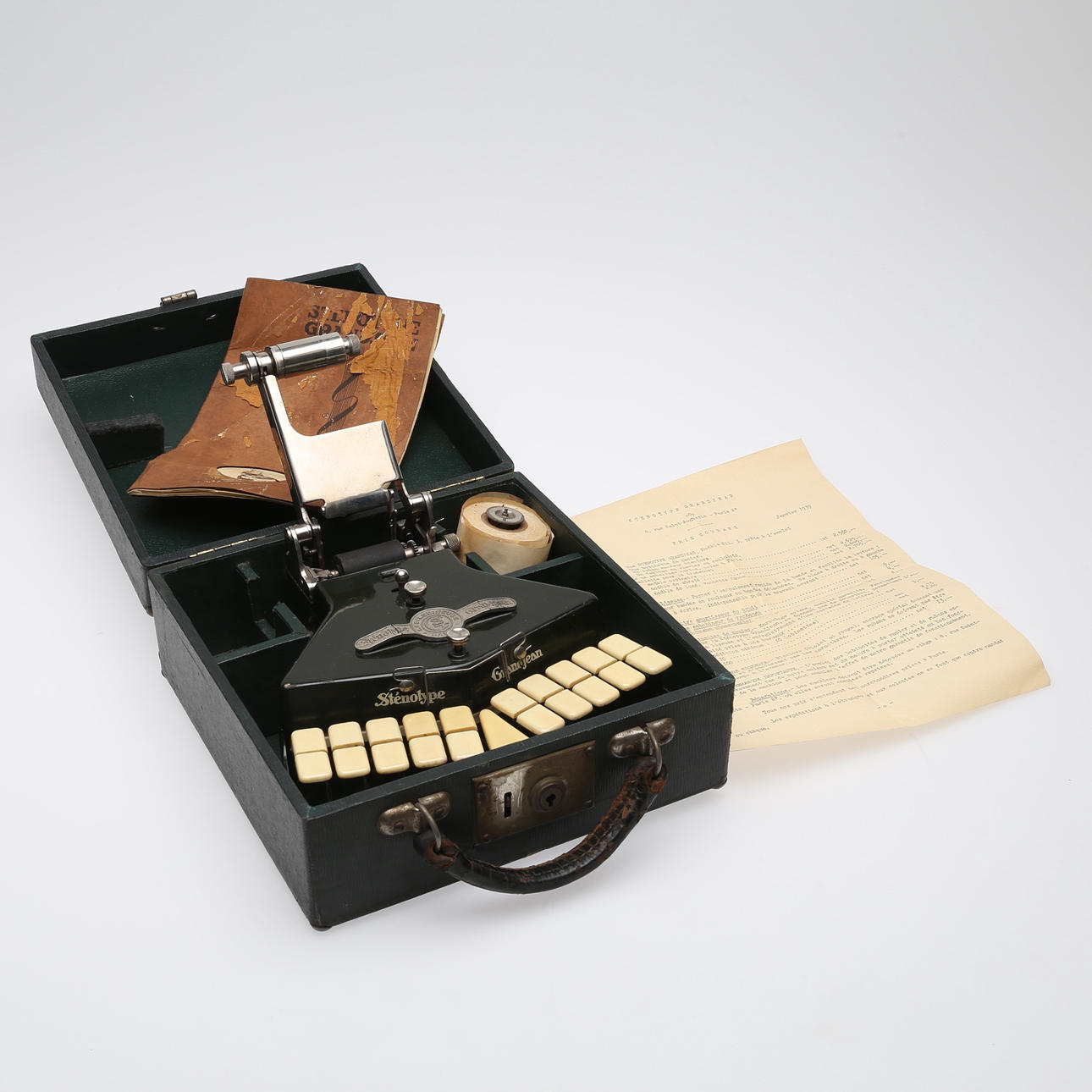 STENOGRAFMASCHINE, STENOTYP GRANDJEAN.