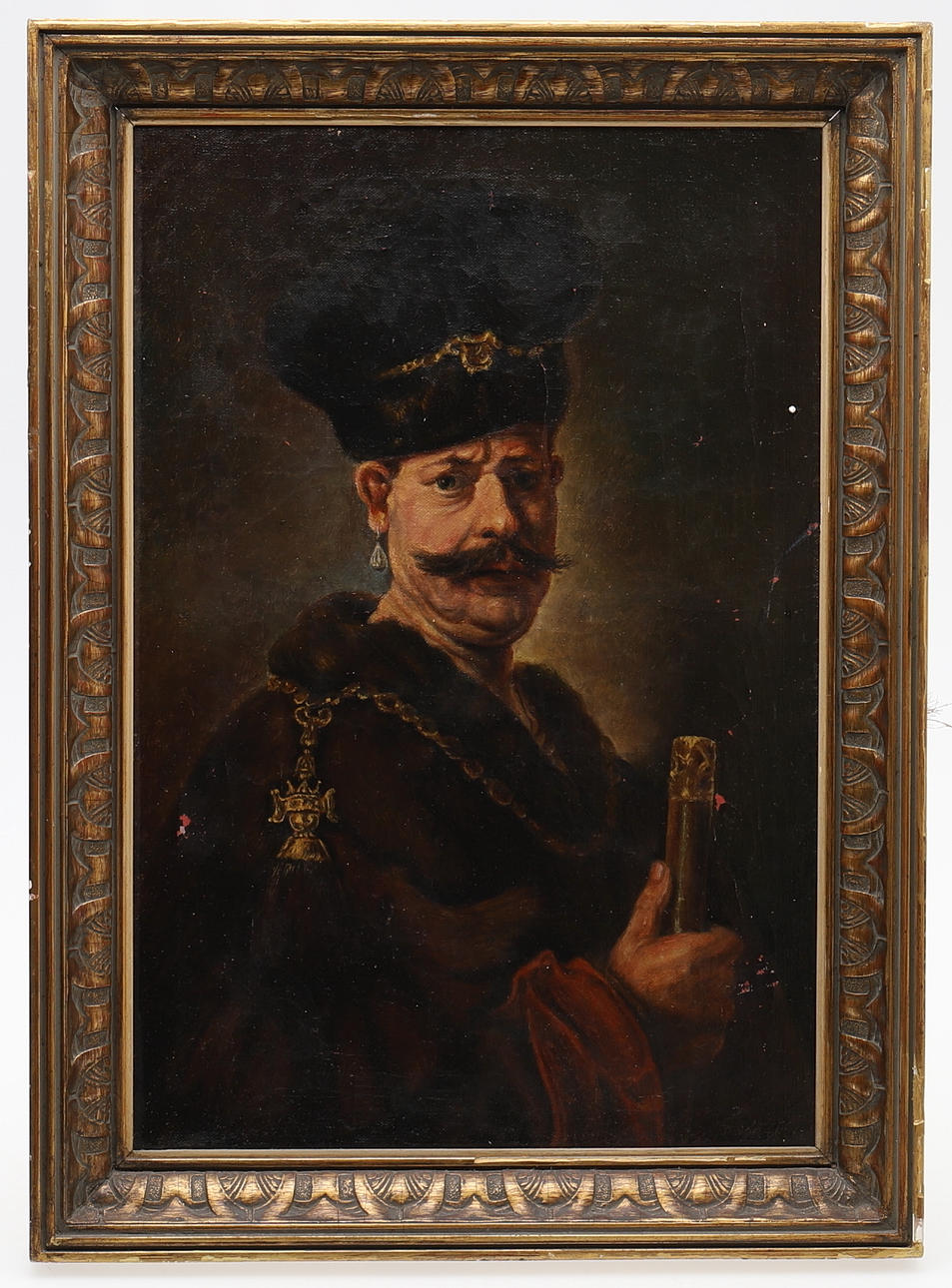 AFTER REMBRANDT. Polish gentleman.