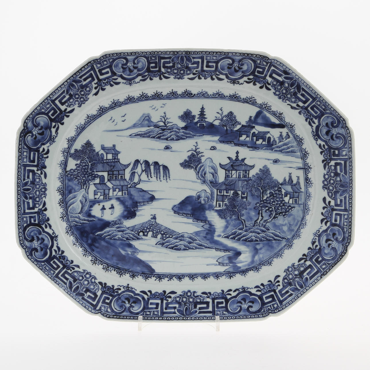 STEKFAT, porslin, Kina, 1700-tal.