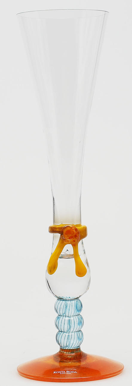 POKALGLAS, glas, Kjell Engman, Kosta Boda.