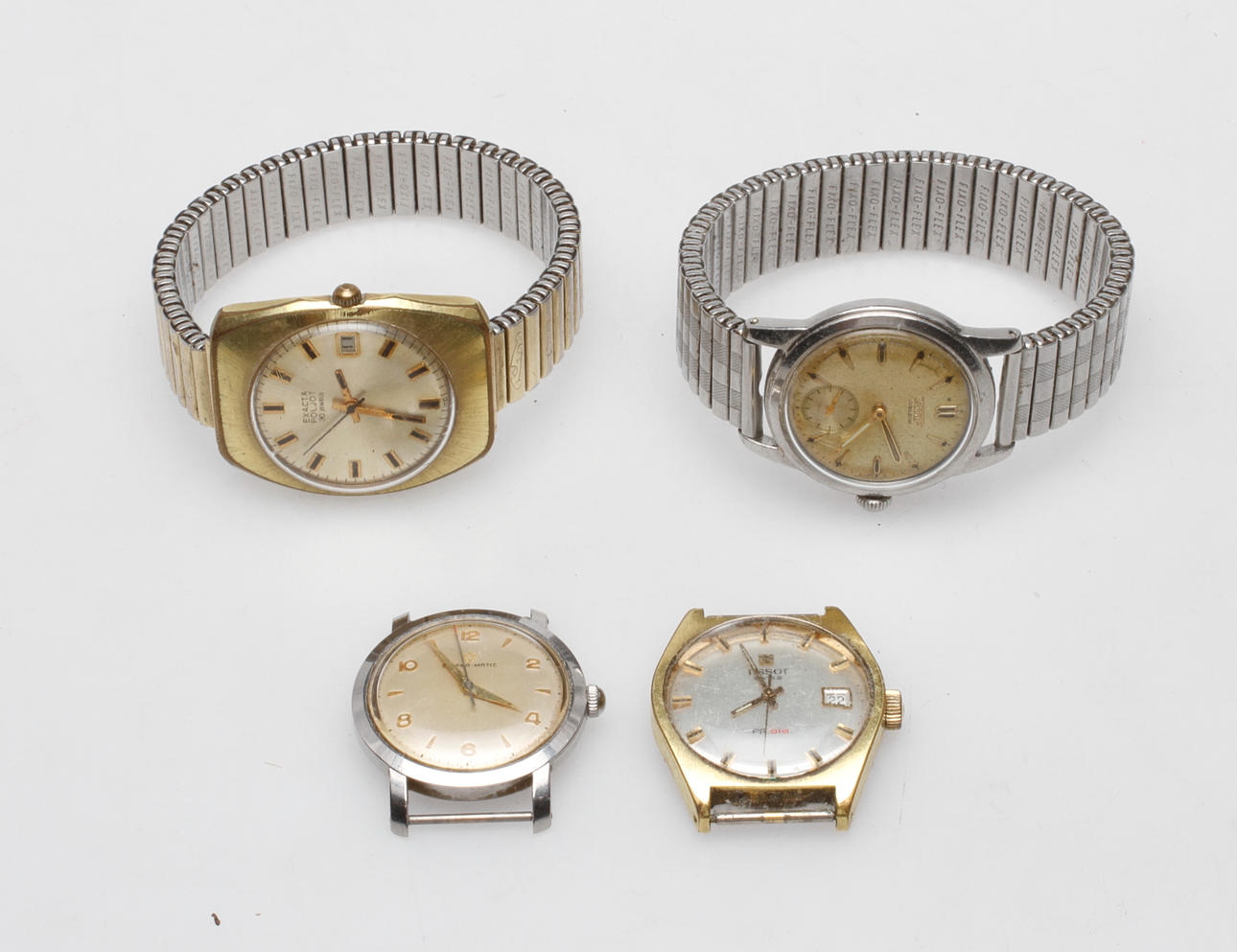 HERRARMBANDSUR, 4 st, bland annat Tissot.
