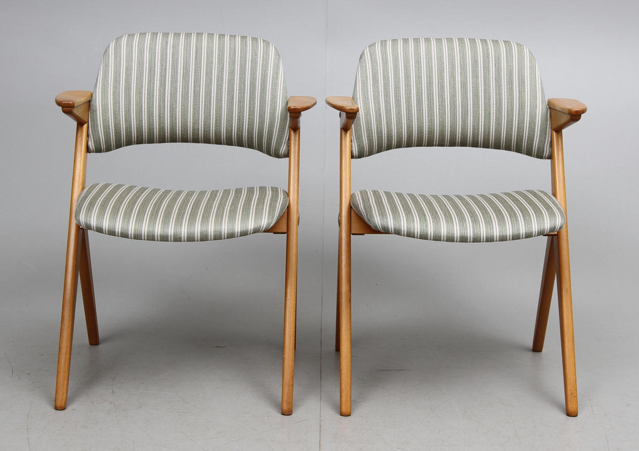 KARMSTOLAR, ett par, Bengt Ruda, NK Triva, 1950/60-tal.