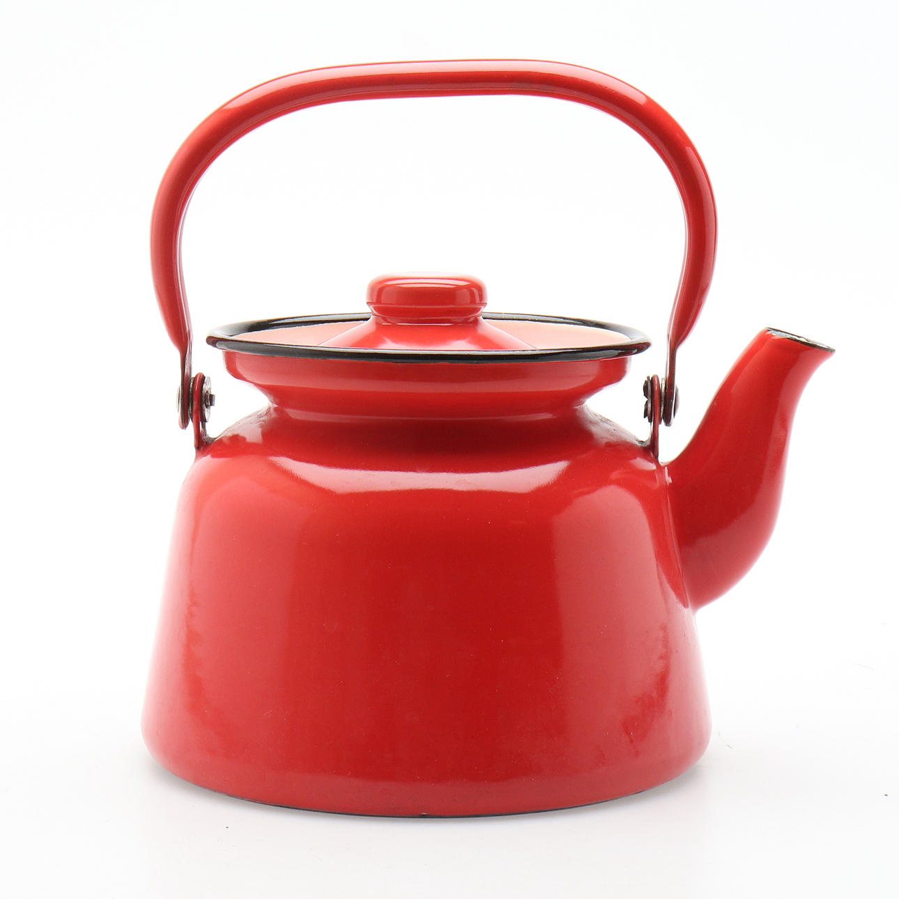 COFFEE POT, enamel, Kockum, 1900s.