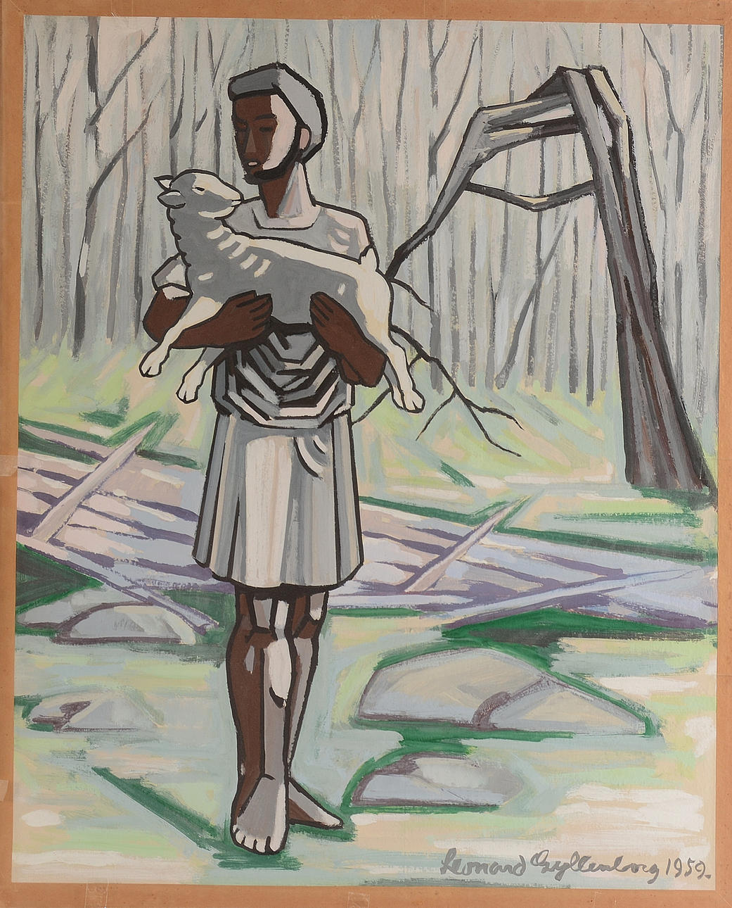 LEONARD GYLLENBORG. Gouache.