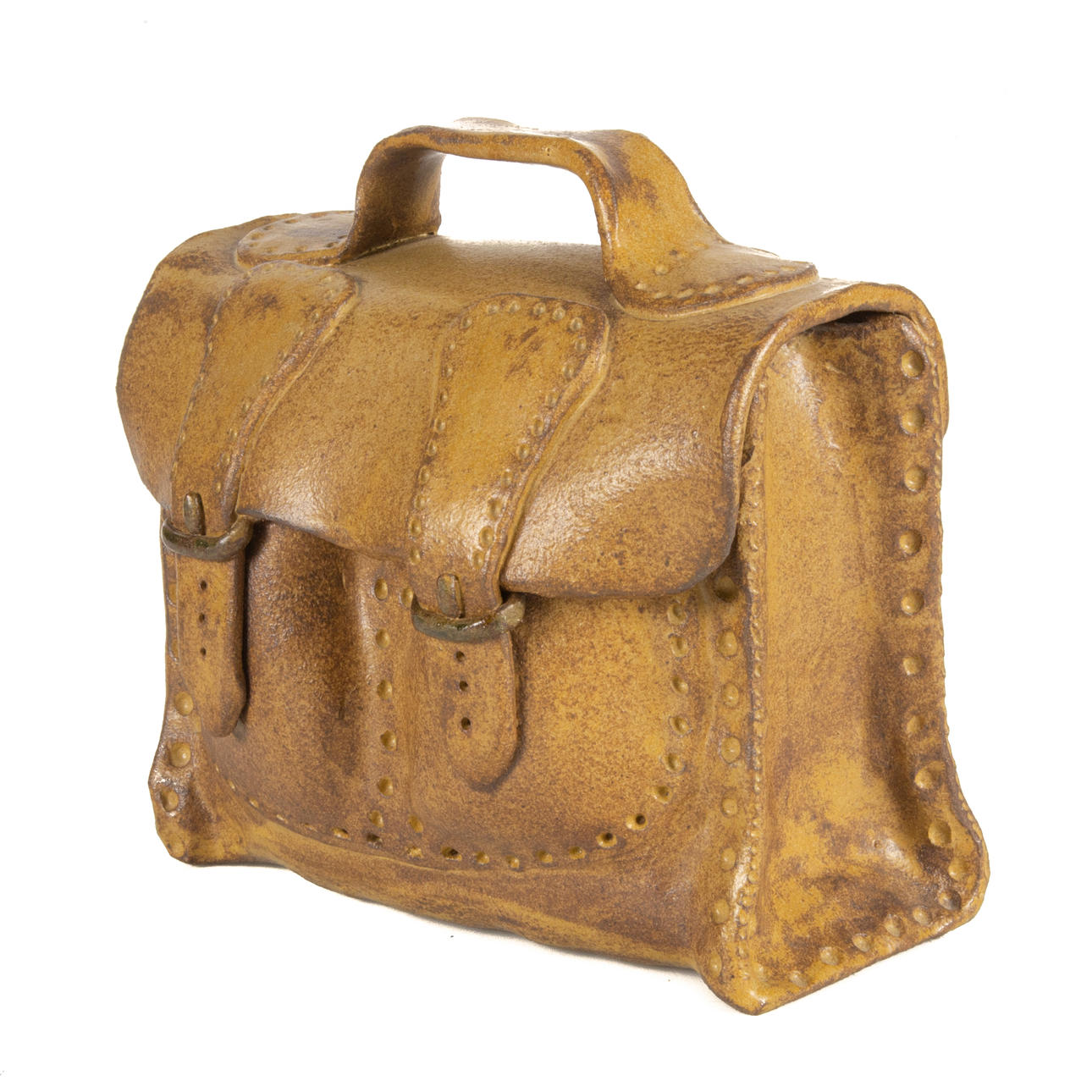 SKULPTUR, stengods, portfölj, Lisbeth Nilsson.