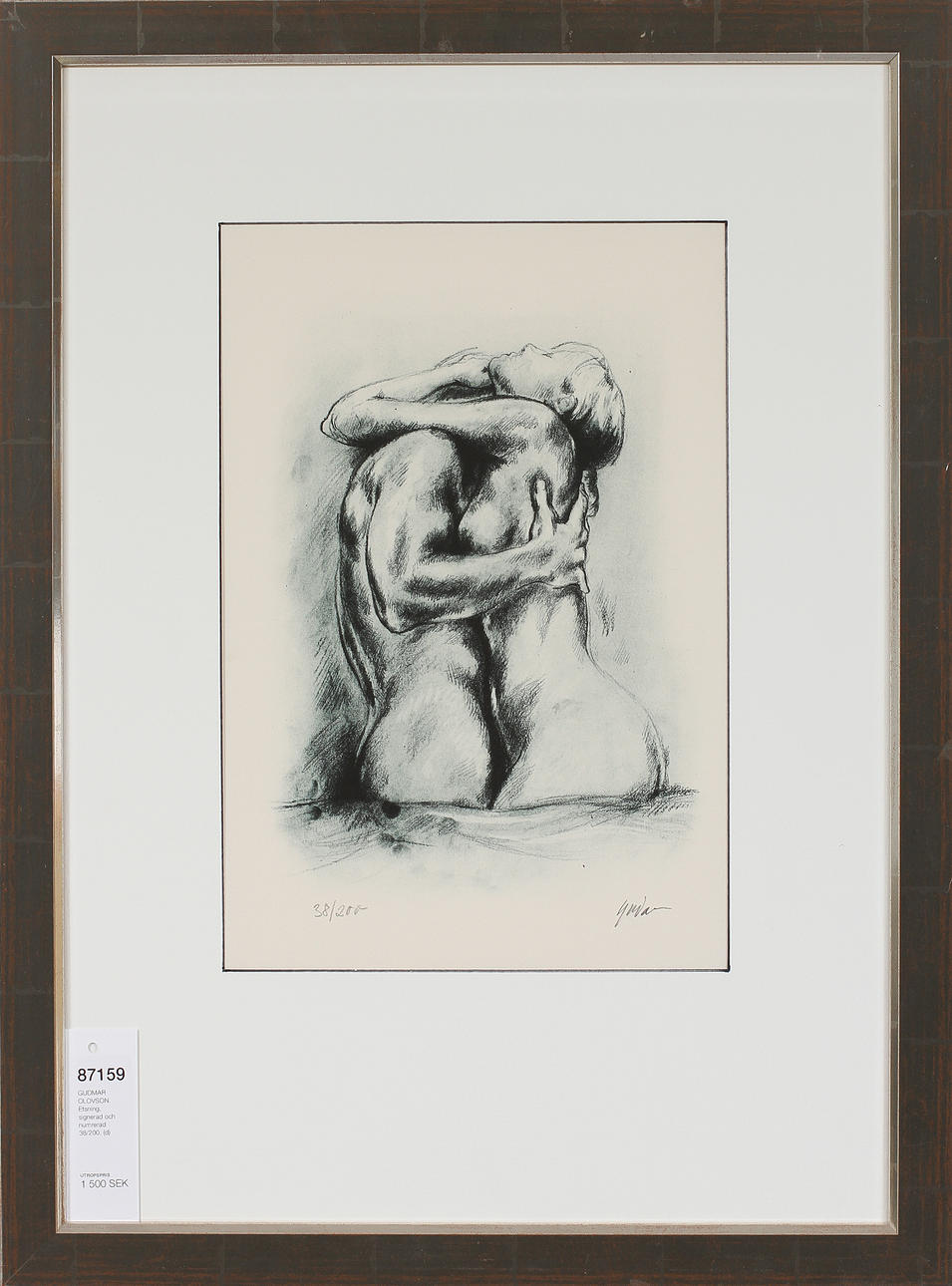 GUDMAR OLOVSON. Etsning, signerad och numrerad 38/200.