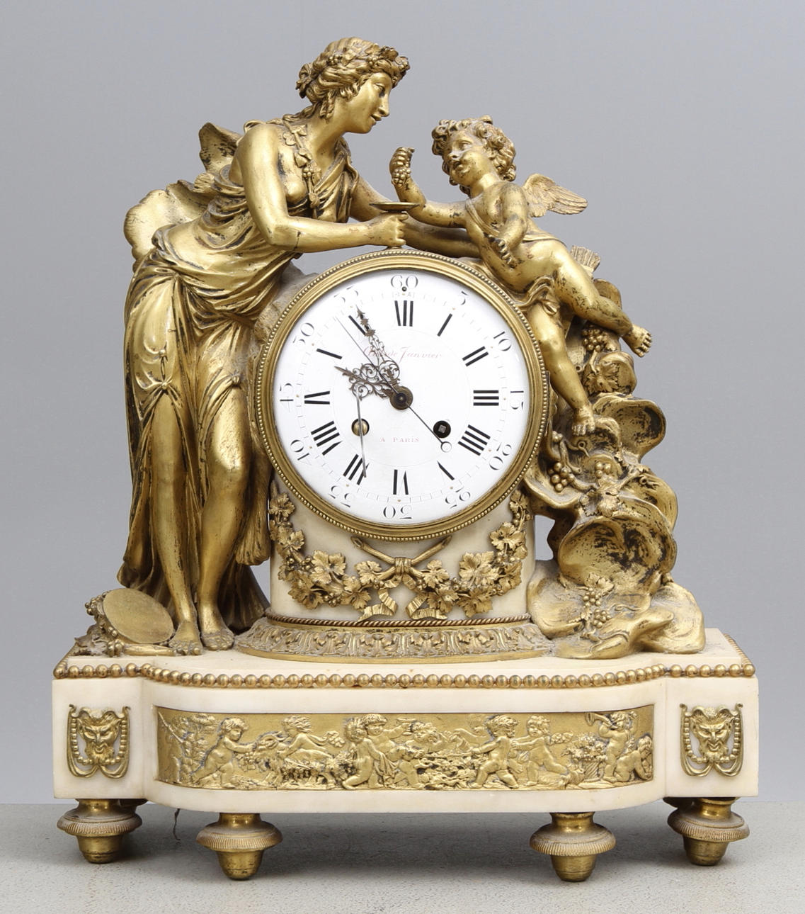 BORDSPENDYL, Frankrike, 1700-talets slut. Louis XVI.