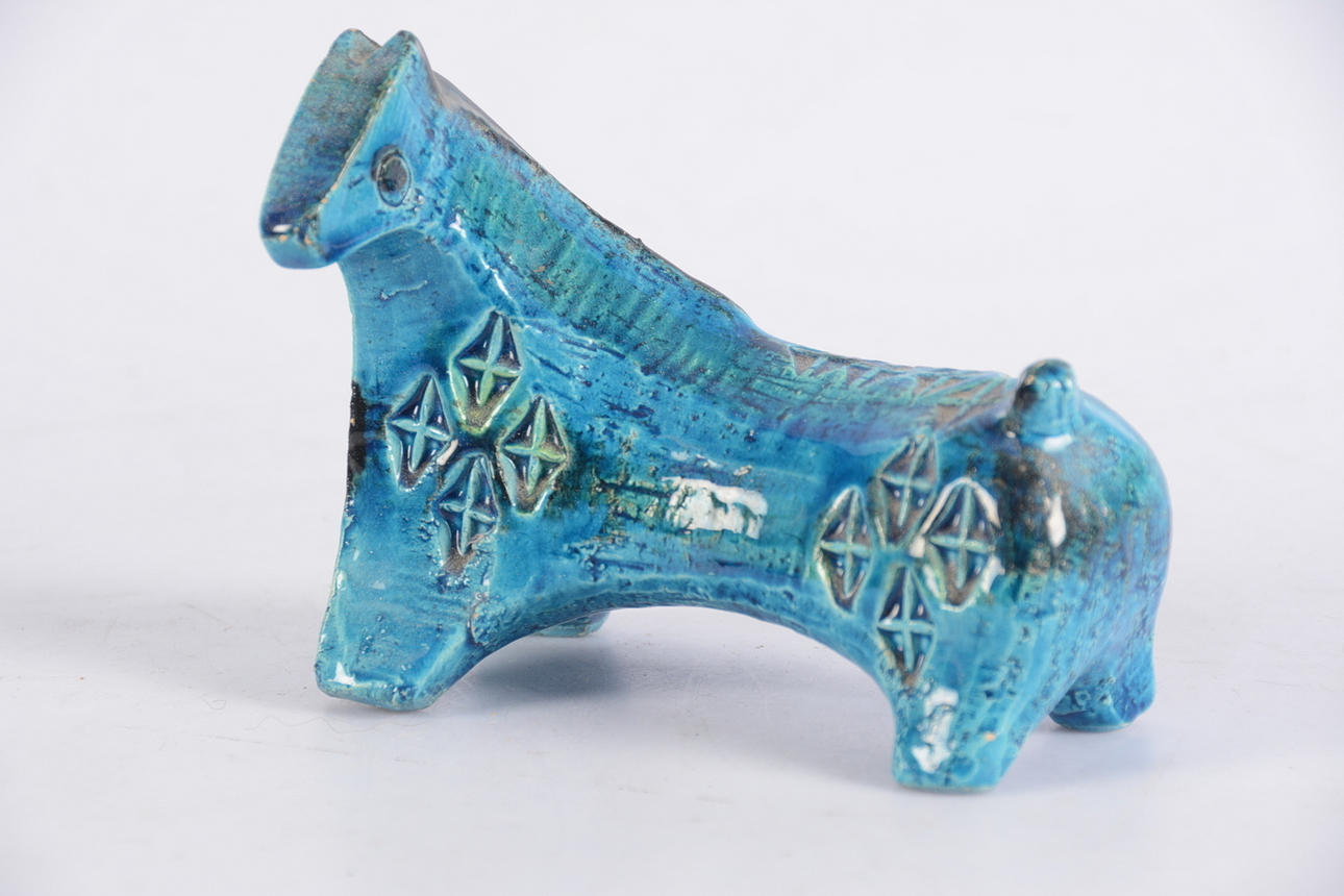 ALDO LONDI. Figur, hest, keramik, Bitossi.