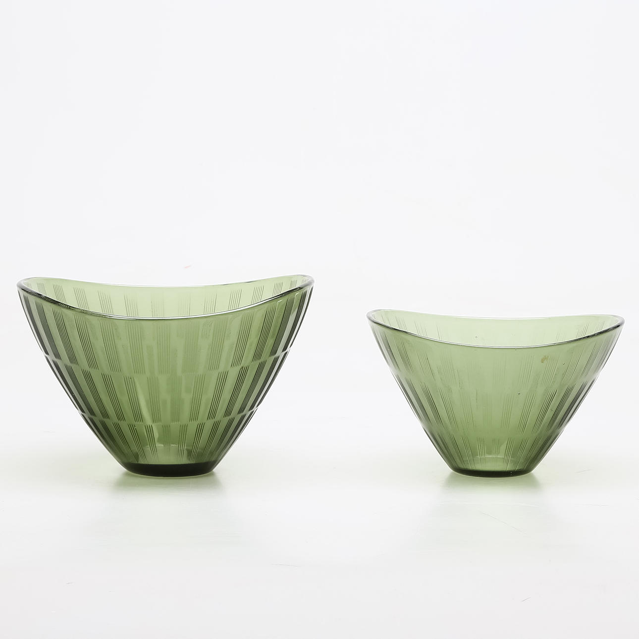 SKÅLAR, glas, 2 st, Gullaskruv.