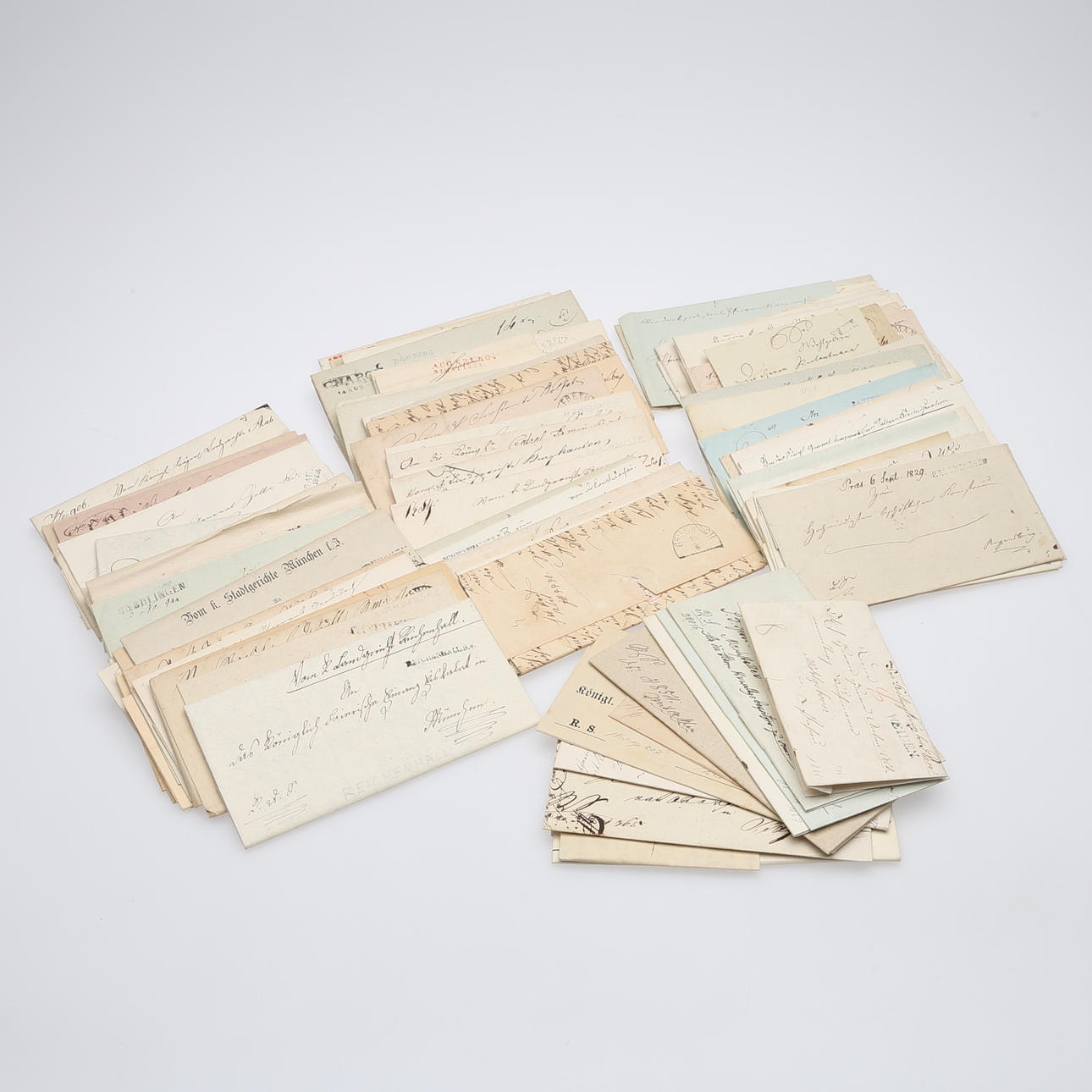 LETTERS, GERMANY, prephilately, 102 letters.