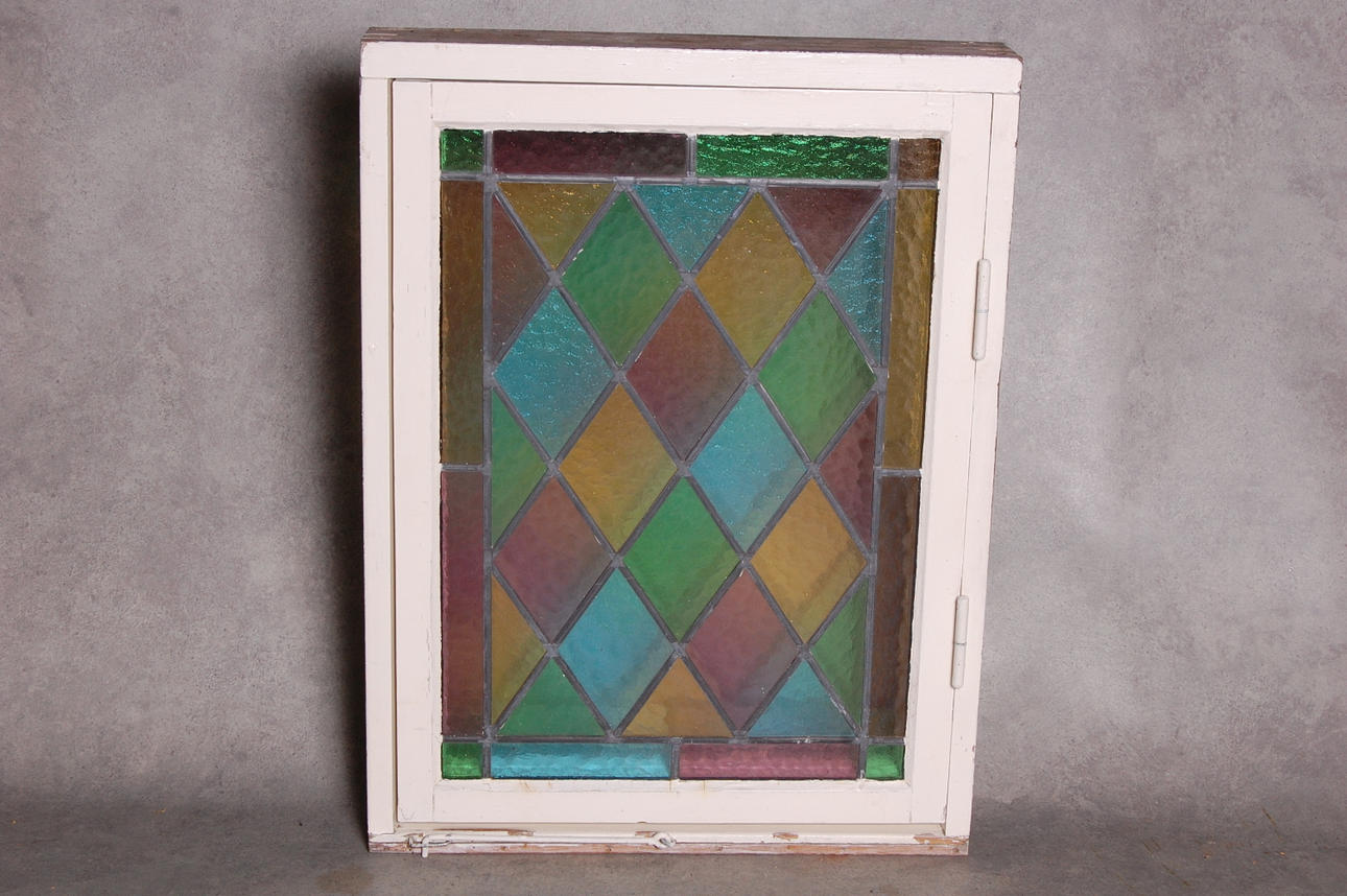 BLYFÖNSTER med karm, 1900-tal.