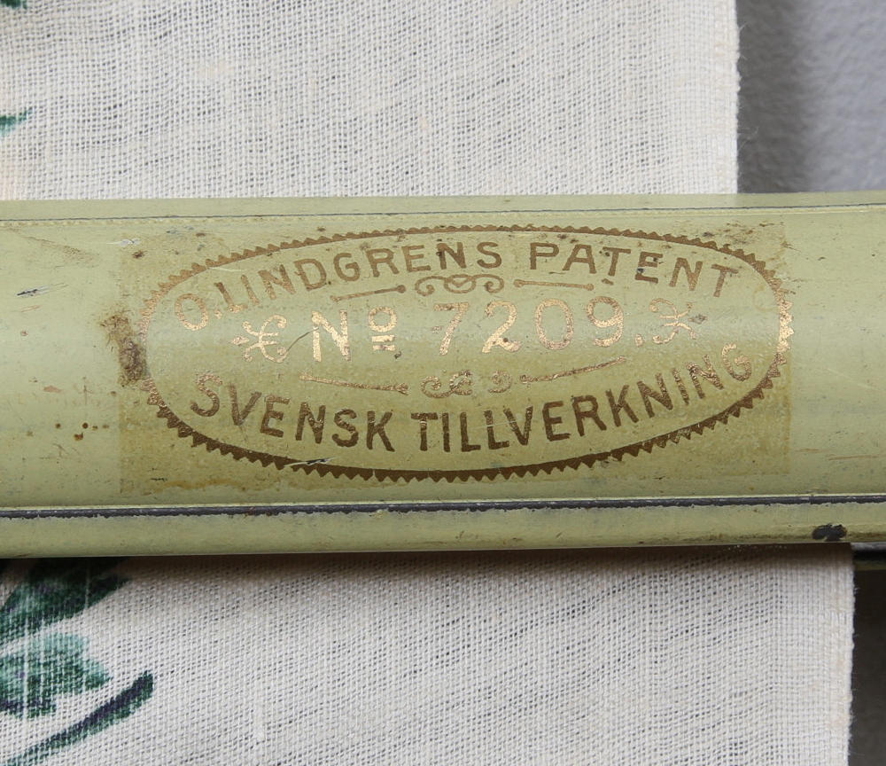 FÖNSTERSKYDD, 1800/1900-tal. O.Lindgrens Patent, No 7209, Svensk tillverkning.