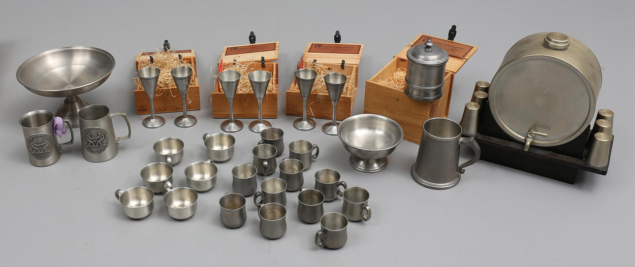 TENNFÖREMÅL, STORT PARTI, 1900-talets andra hälft.