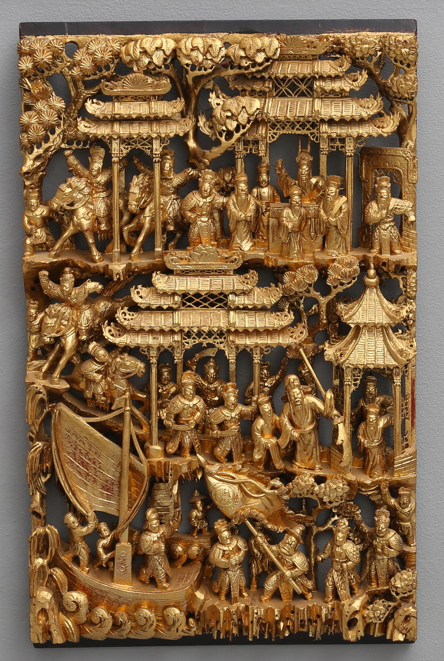 PANEL, LACA, China, xilografía, siglo XX.