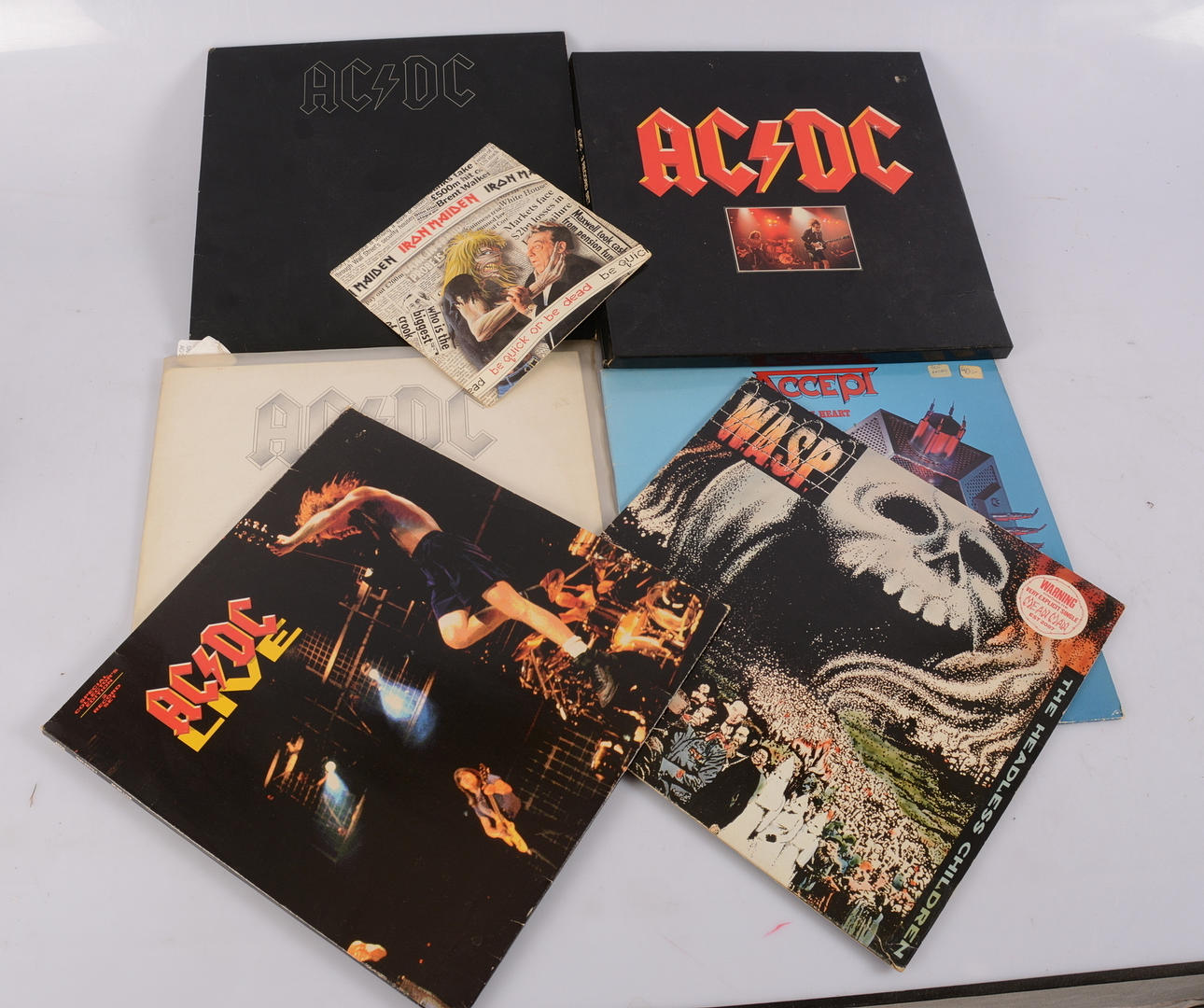 Lote DE DISCOS LP, AC/DC, etc.