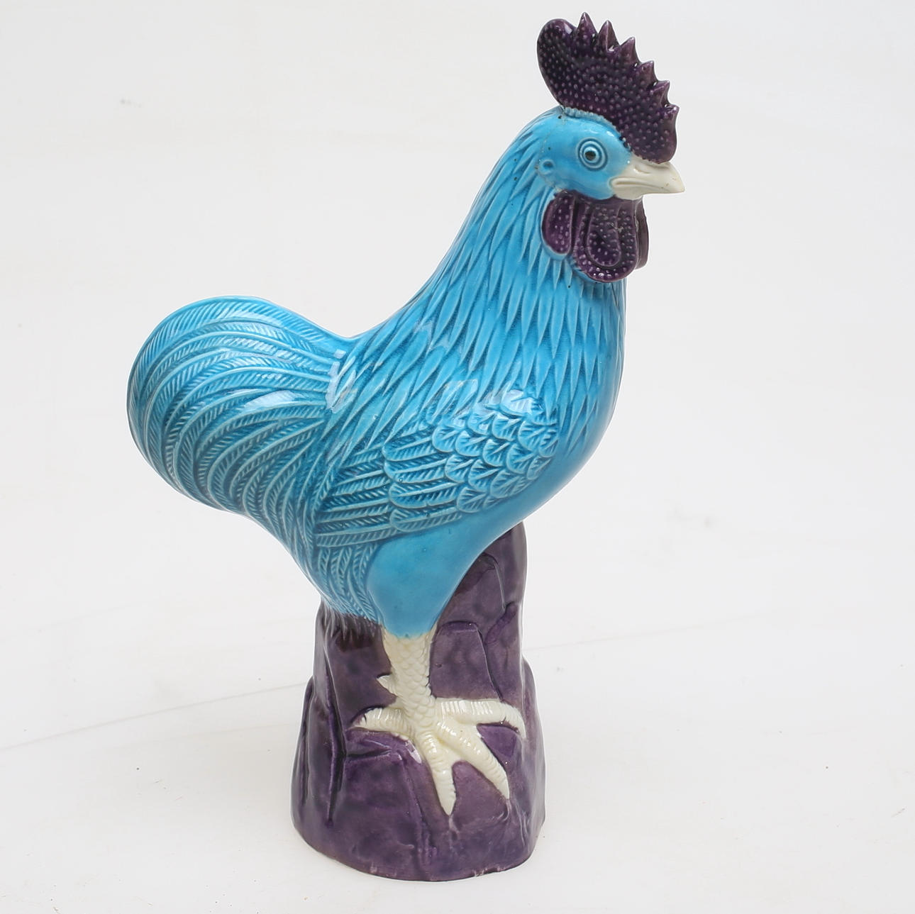 FIGURIN, tupp, glaserat porslin.