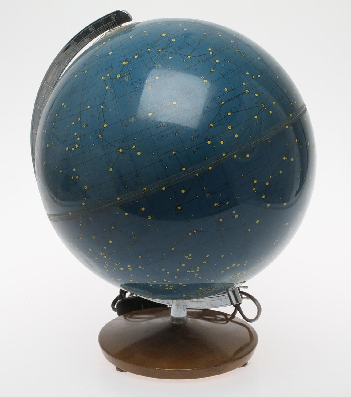 HIMMELSGLOB, med belysning, "Columbus Himmelsglobus", 1960/1970-tal.