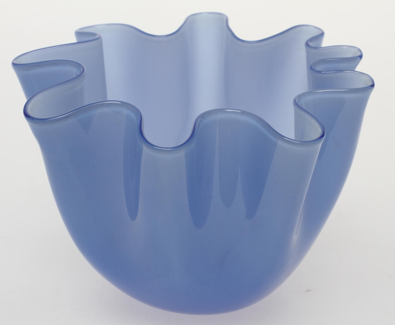 NÄSDUKSSKÅL, glas, Venini, Murano, Italien.